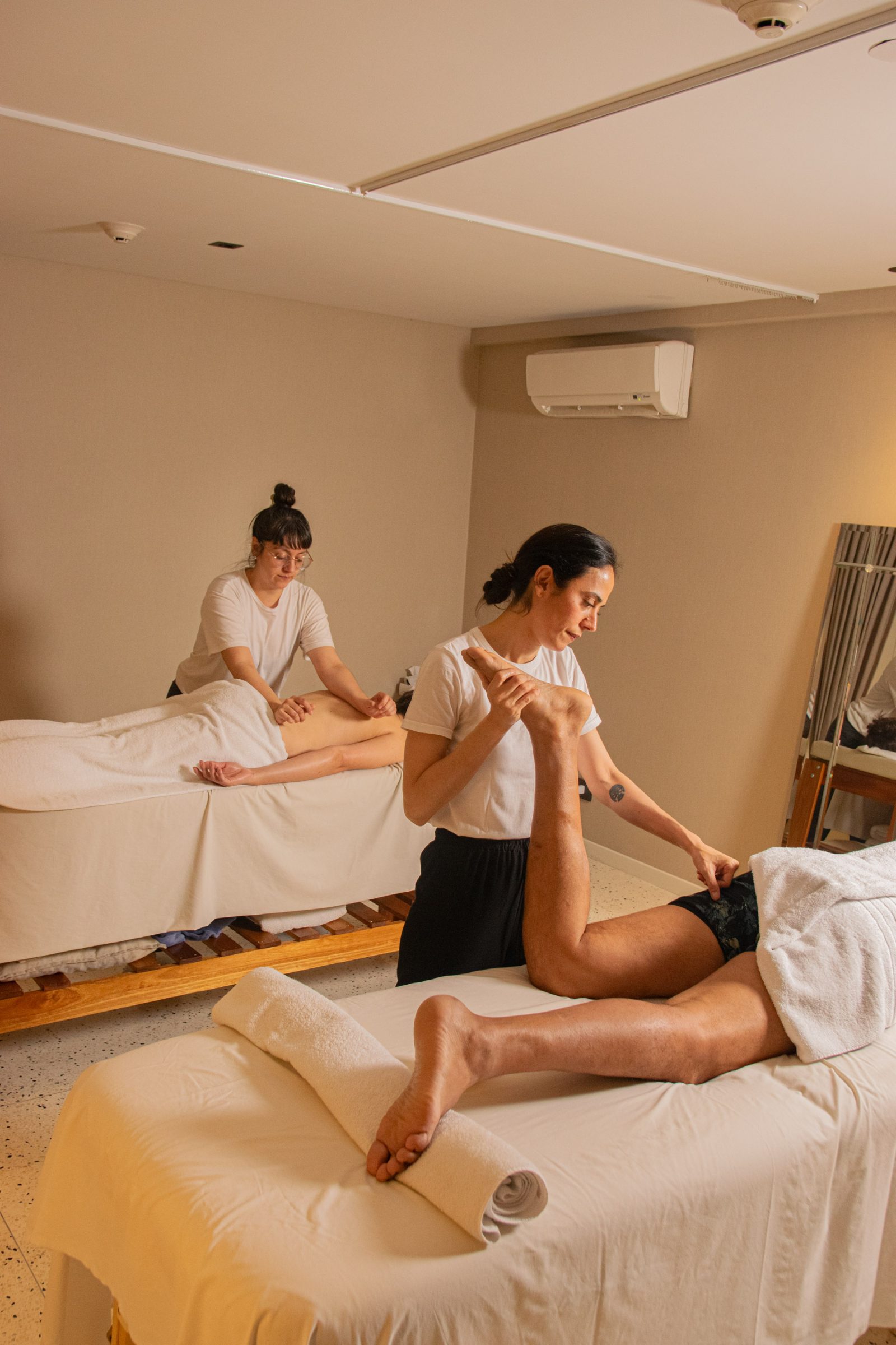 Masajes simultáneos