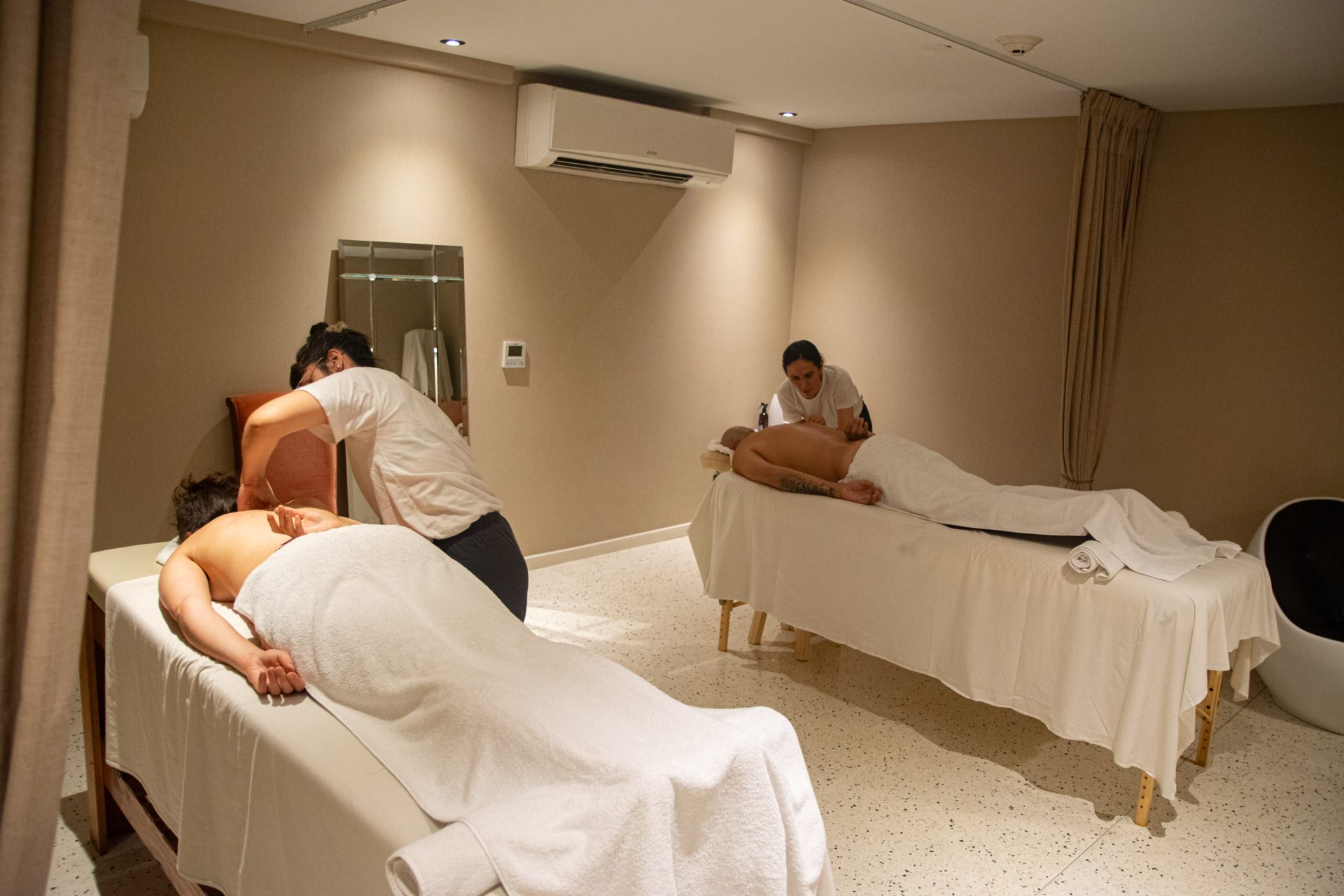 Sala de masajes simultáneos