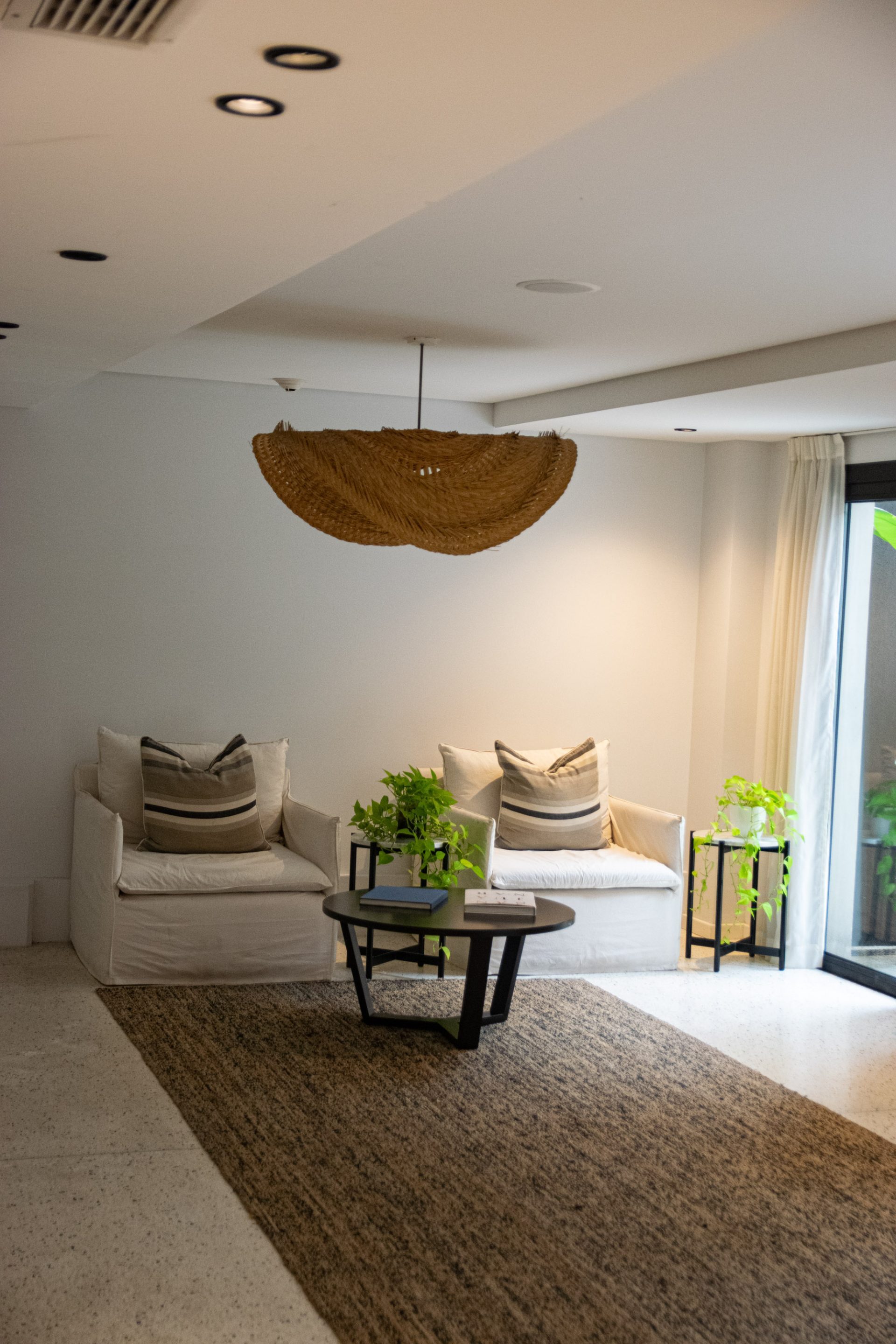 Sala de estar del spa